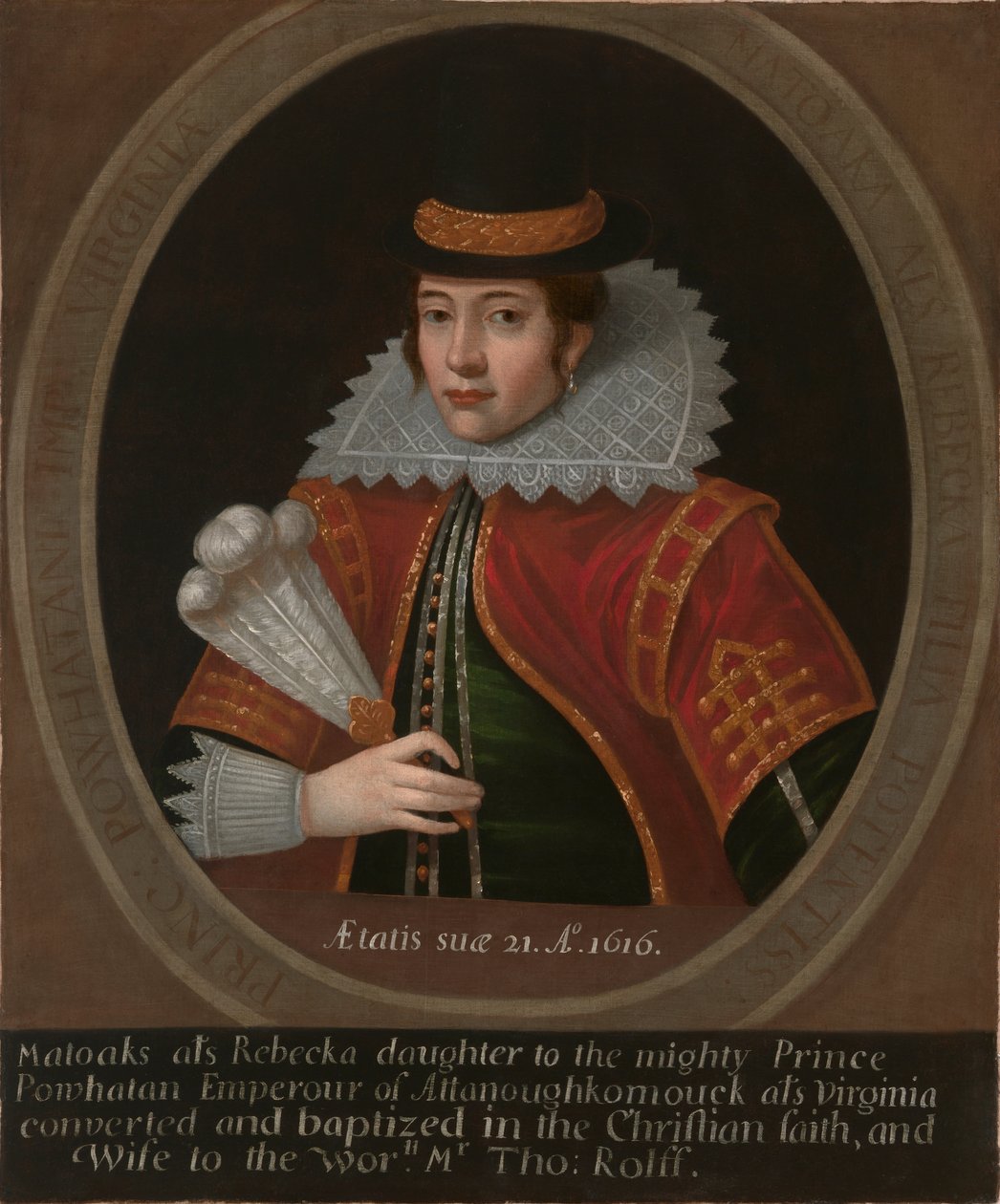 Pocahontas - Simon van de Passe