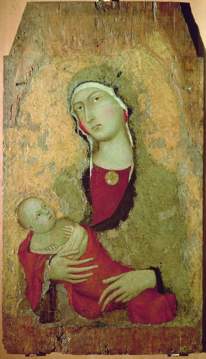 Madone et Enfant - Simone Martini