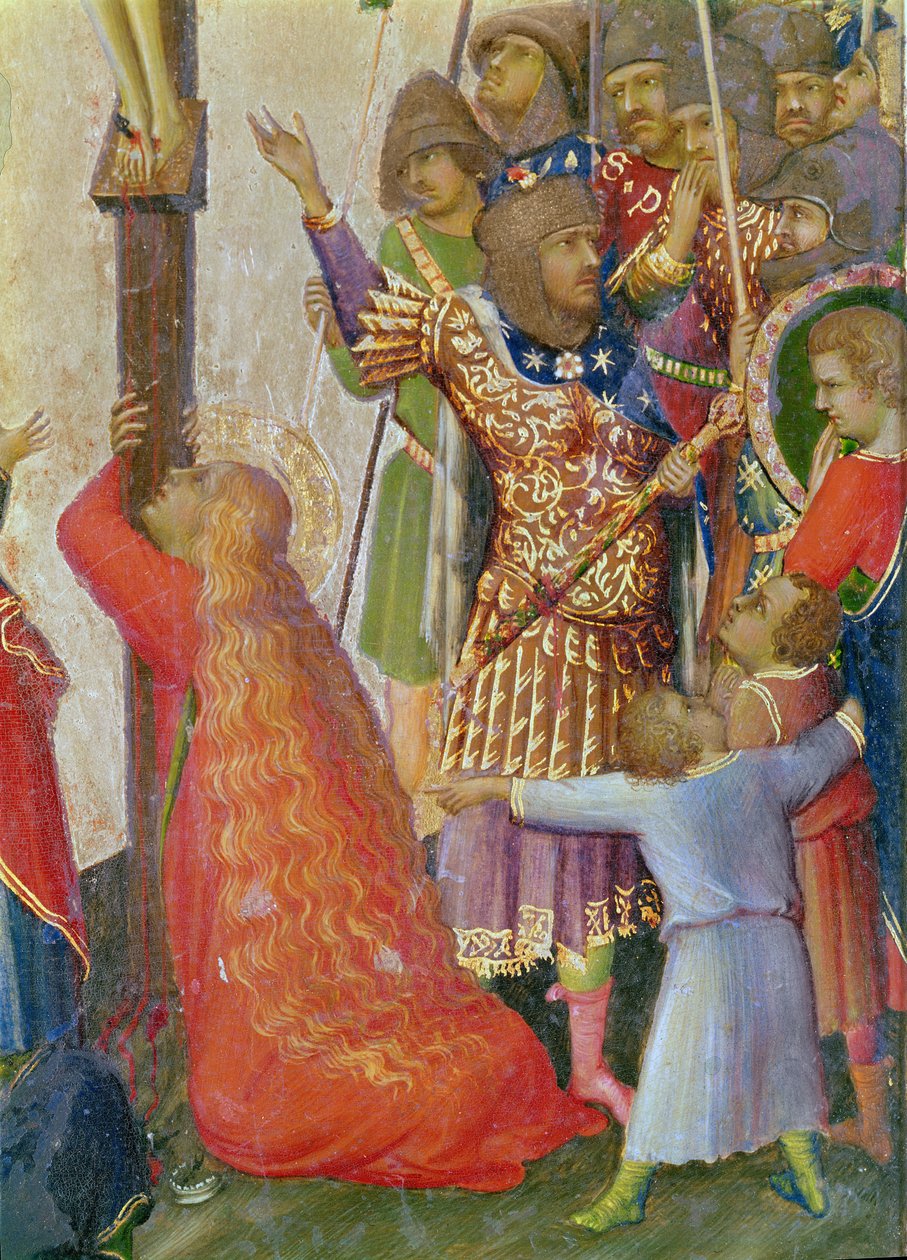 Le Coup de lance (détail) - Simone Martini