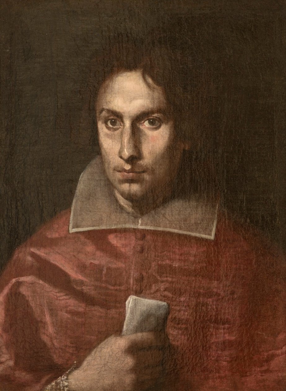 Portrait du cardinal Antonio Barberini - Simone Cantarini
