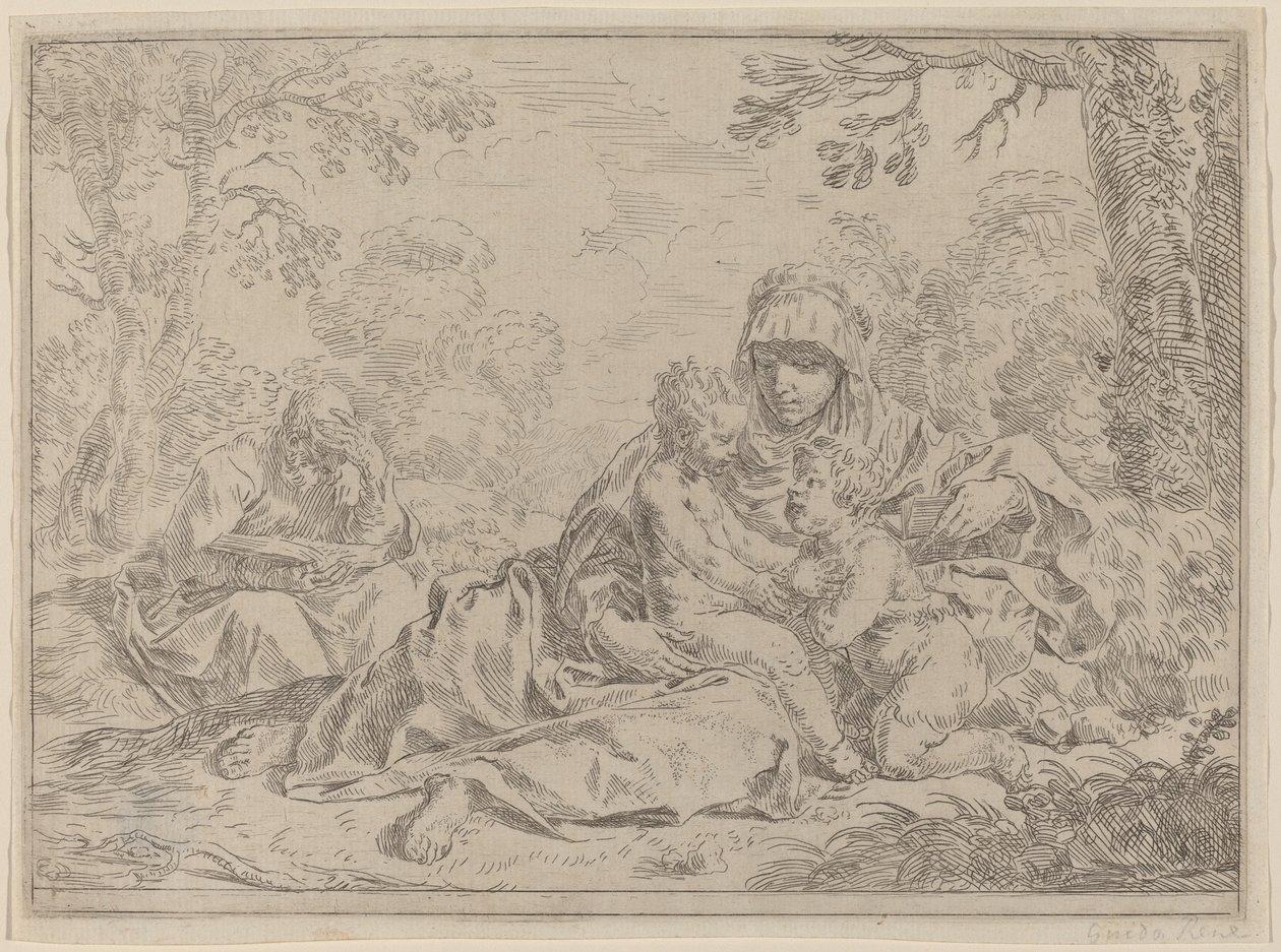 La Sainte Famille - Simone Cantarini