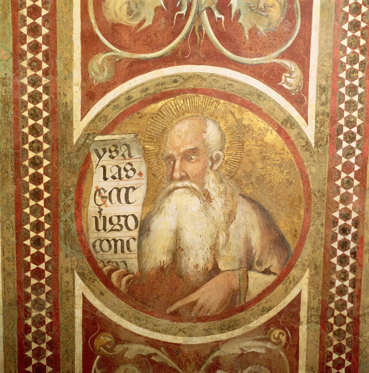 Maesta: Isaïe (détail) - Simone Martini