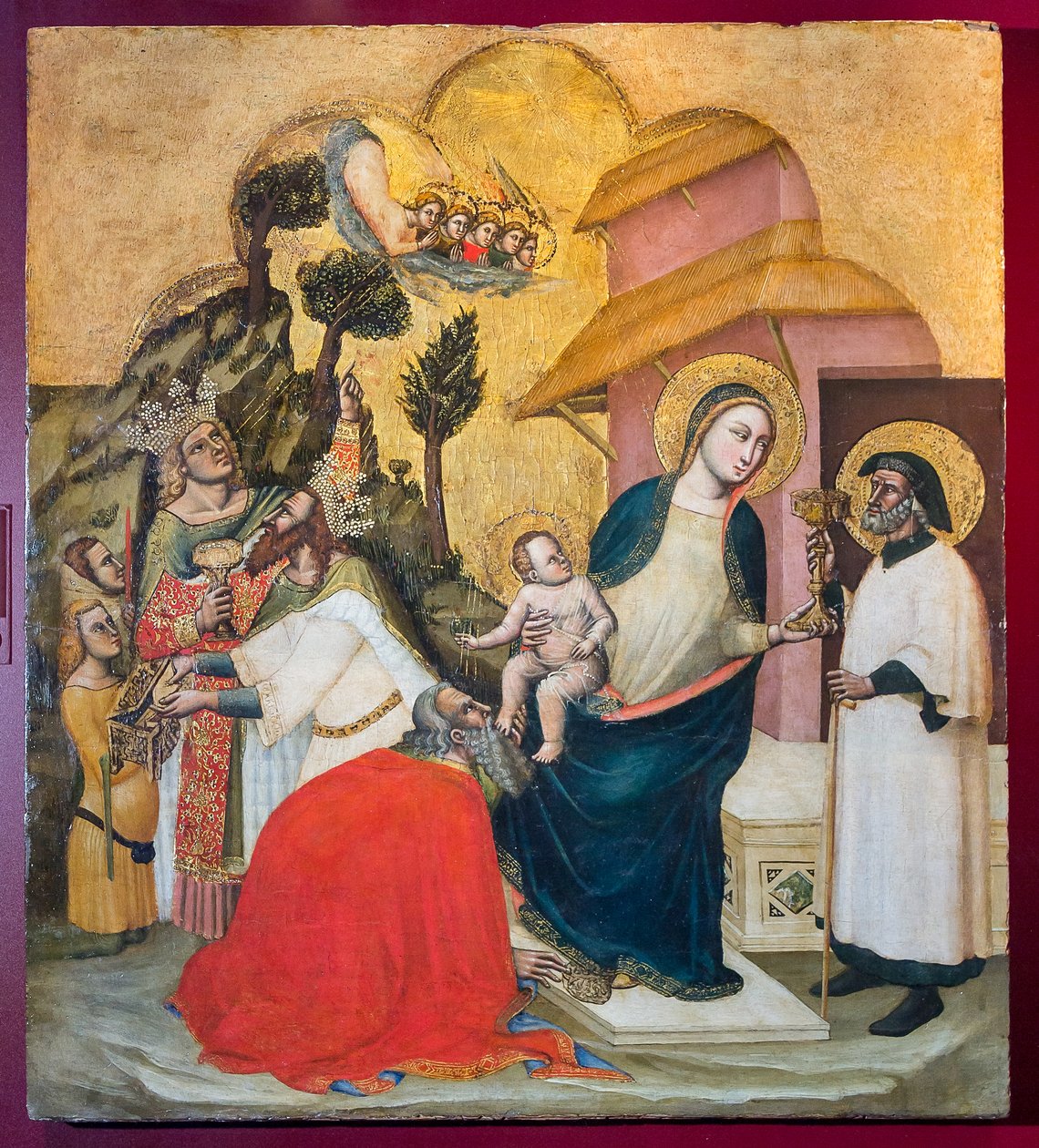 Adoration des trois sages, c.1350 - Simone dei Crocifissi