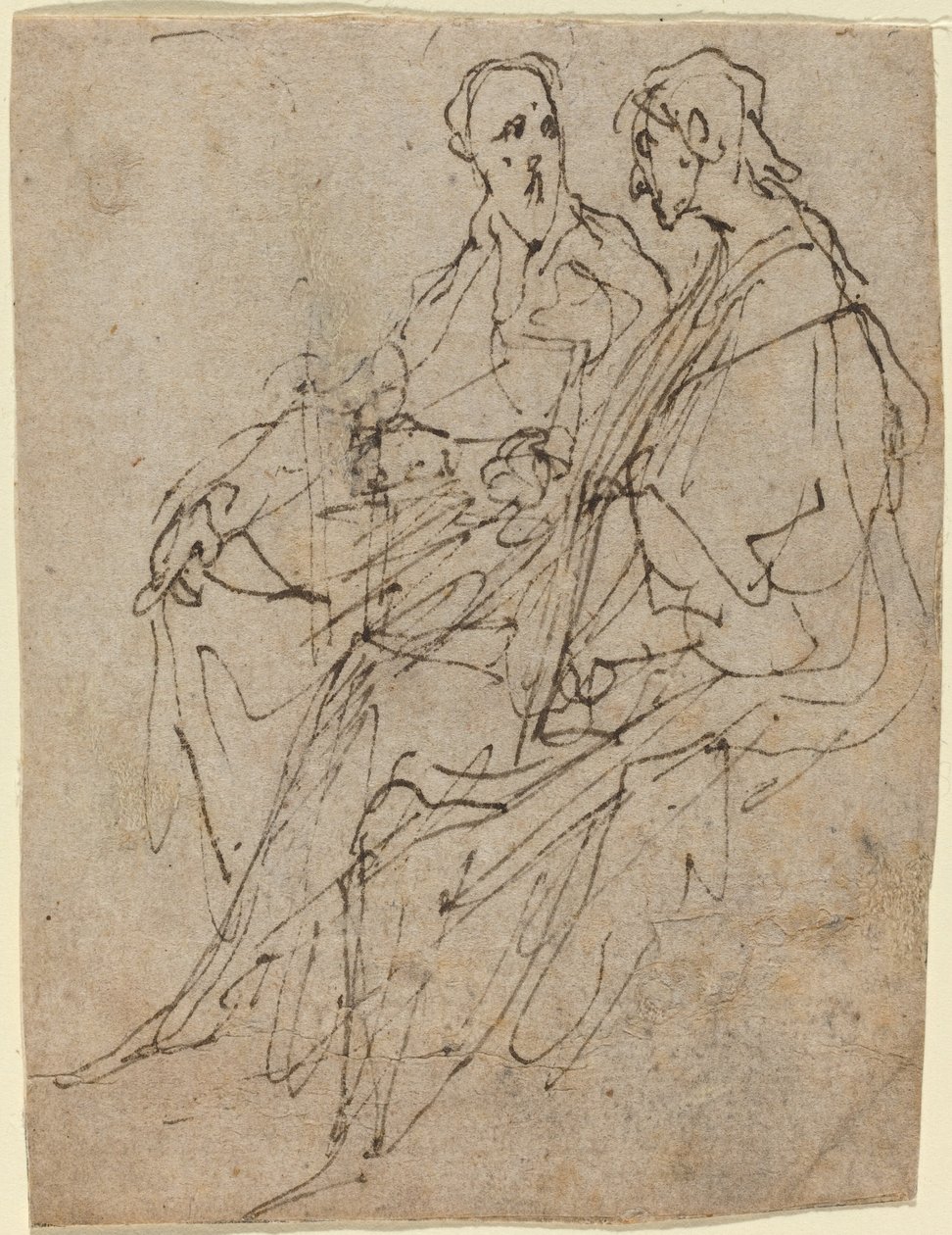 Deux figures masculines assises - Sir Anthony van Dyck