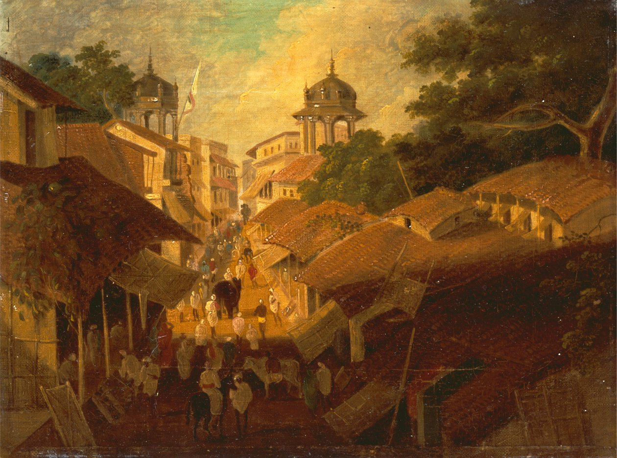 Rue à Patna - Sir Charles D
