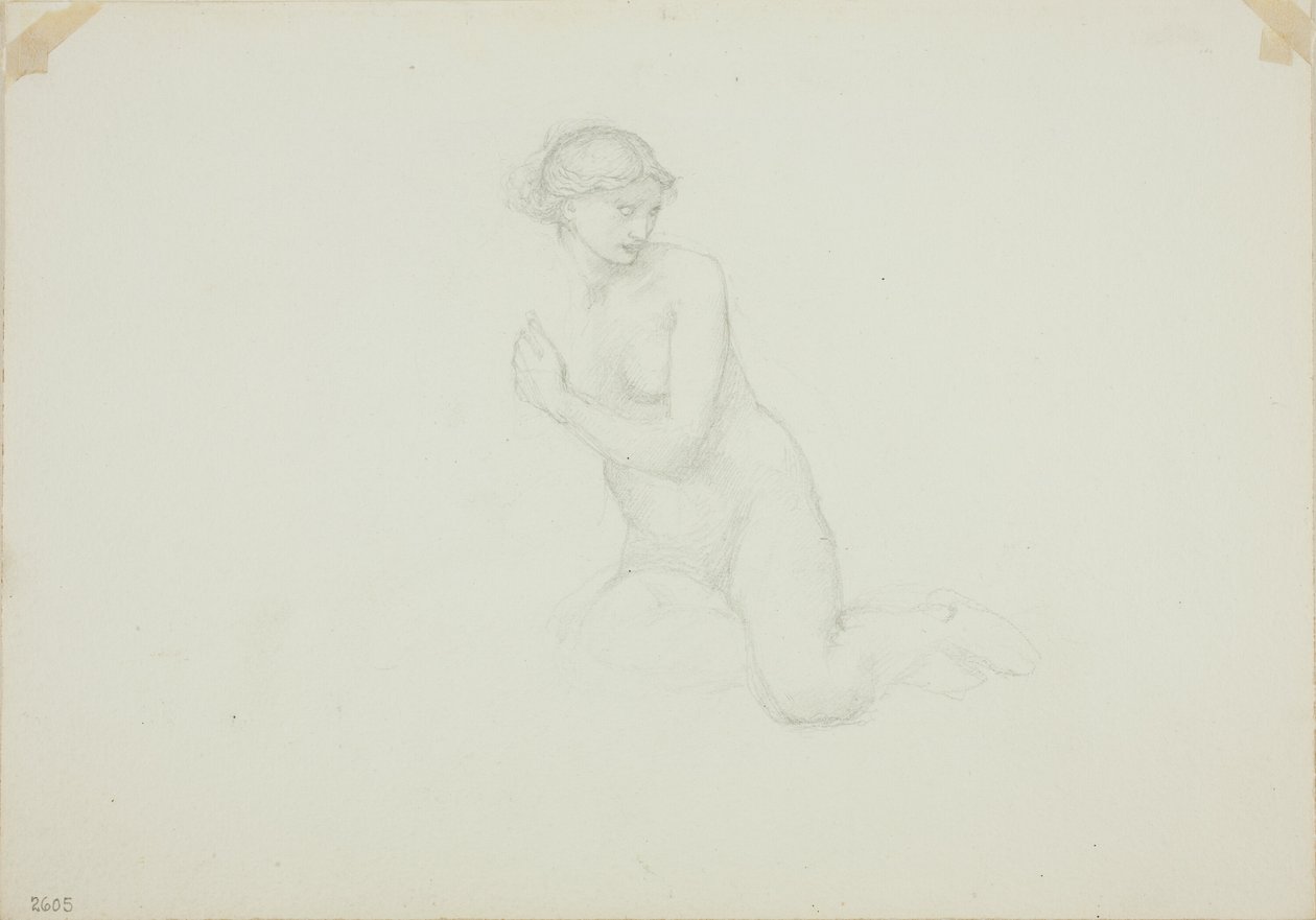Femme nue assise - Sir Edward Burne Jones