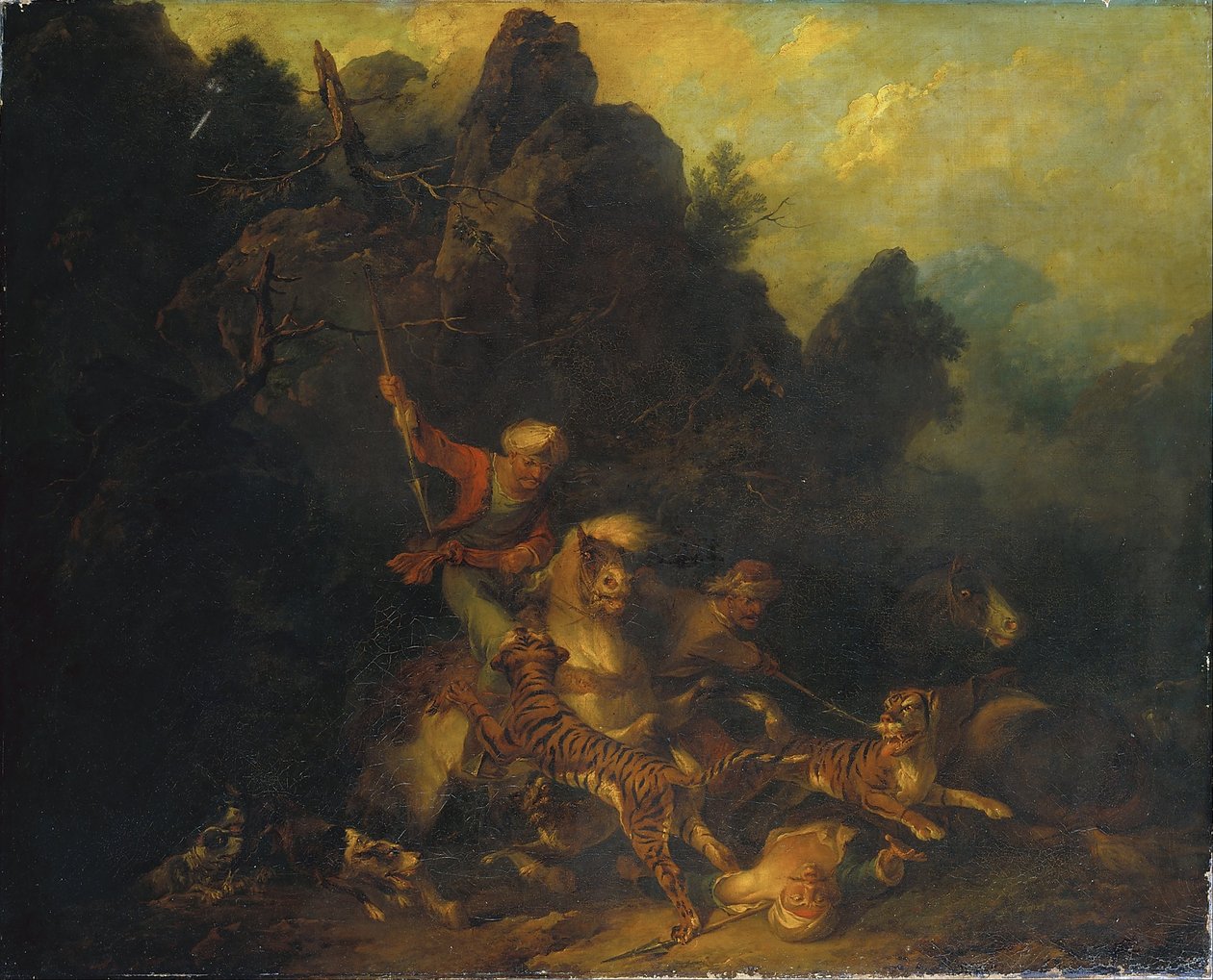 Chasse au tigre - Sir Peter Francis Bourgeois