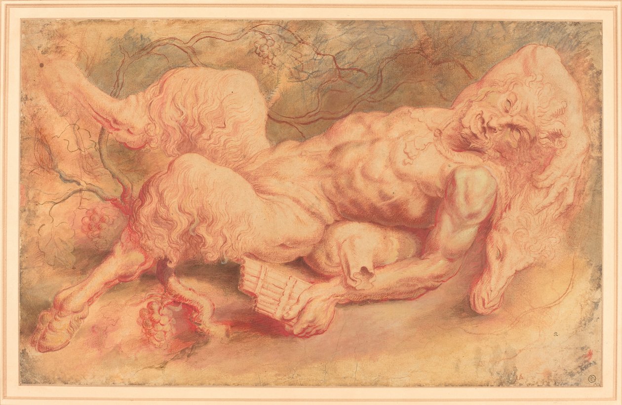 Pan allongé - Sir Peter Paul Rubens