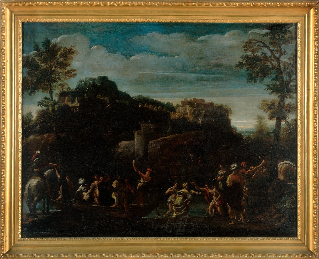 Saint Jean baptise les fidèles - Sisto Badalocchio