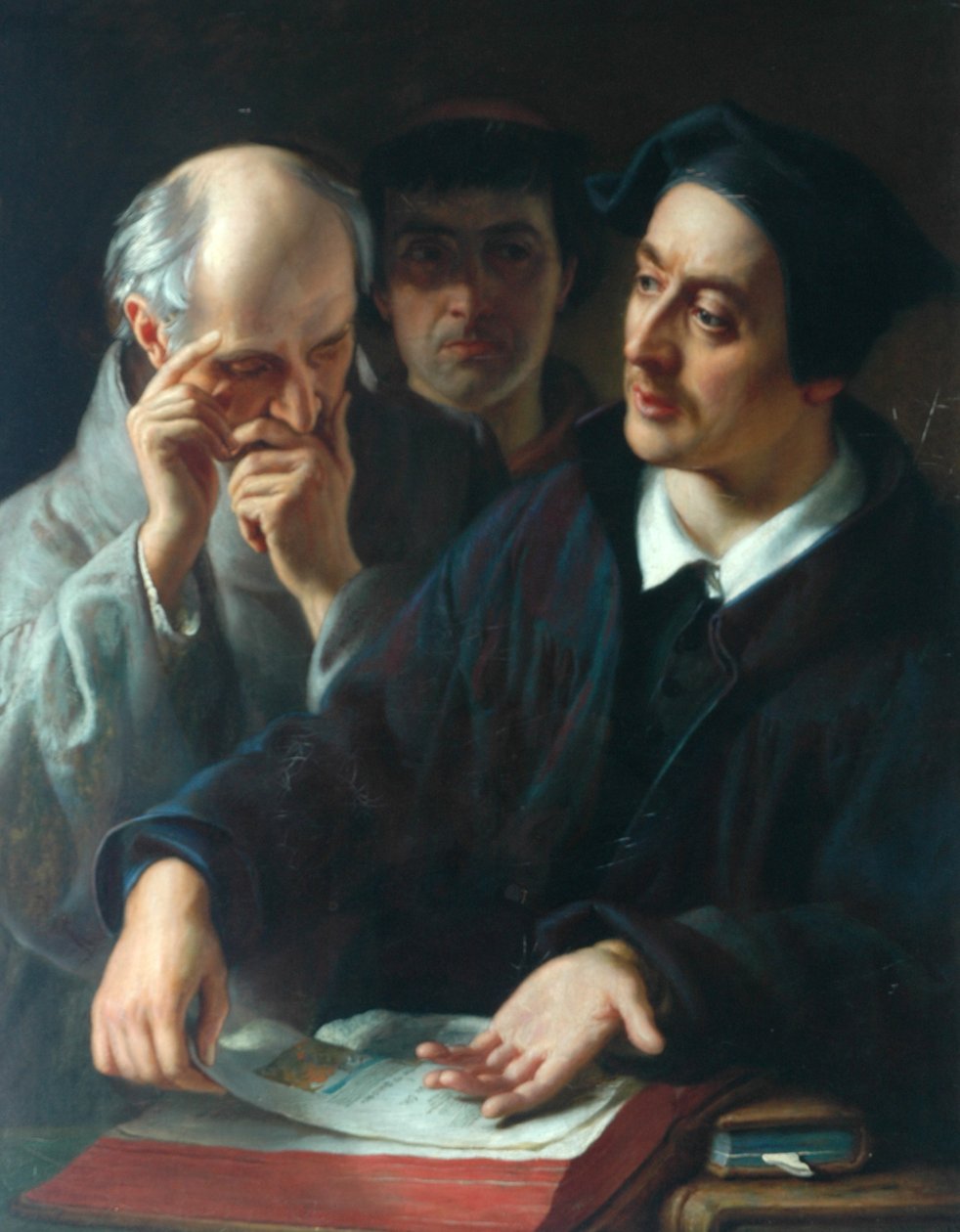 Melanchthon, Expliquant un texte, 1863 - Solomon Alexander Hart
