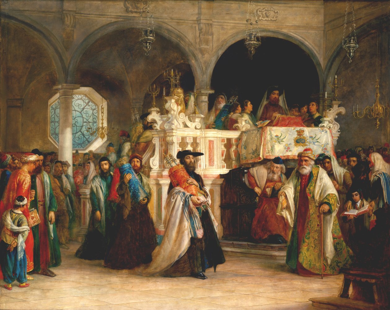 Simchat Torah, Livourne - Solomon Alexander Hart