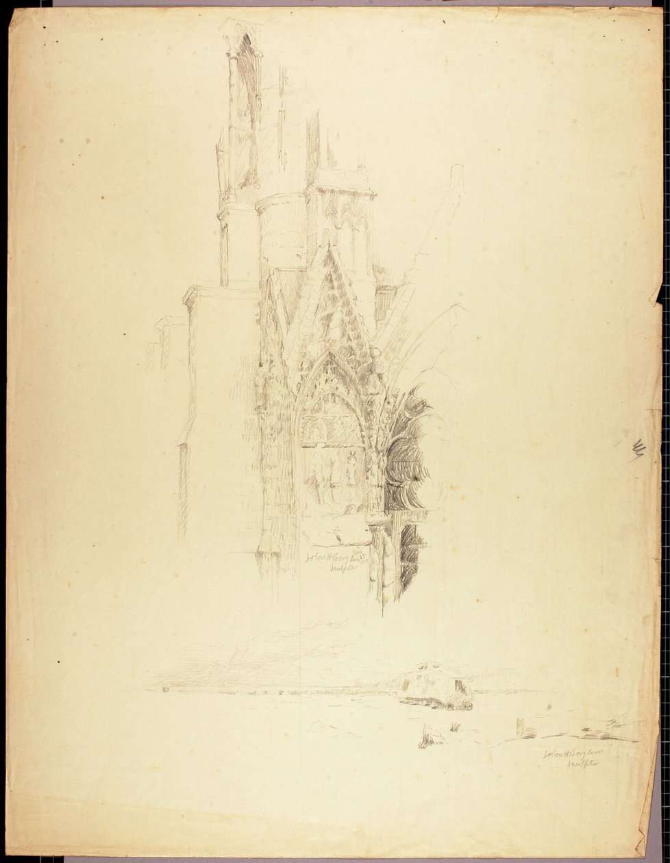 Façade de la cathédrale - Solon H. Borglum