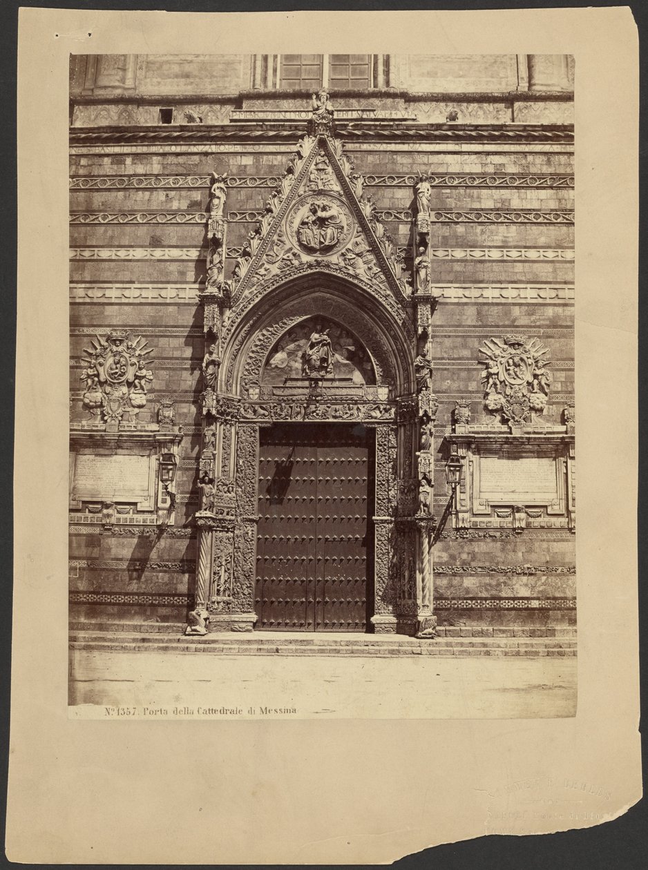 Porte de la cathédrale de Messine - Sommer and Behles