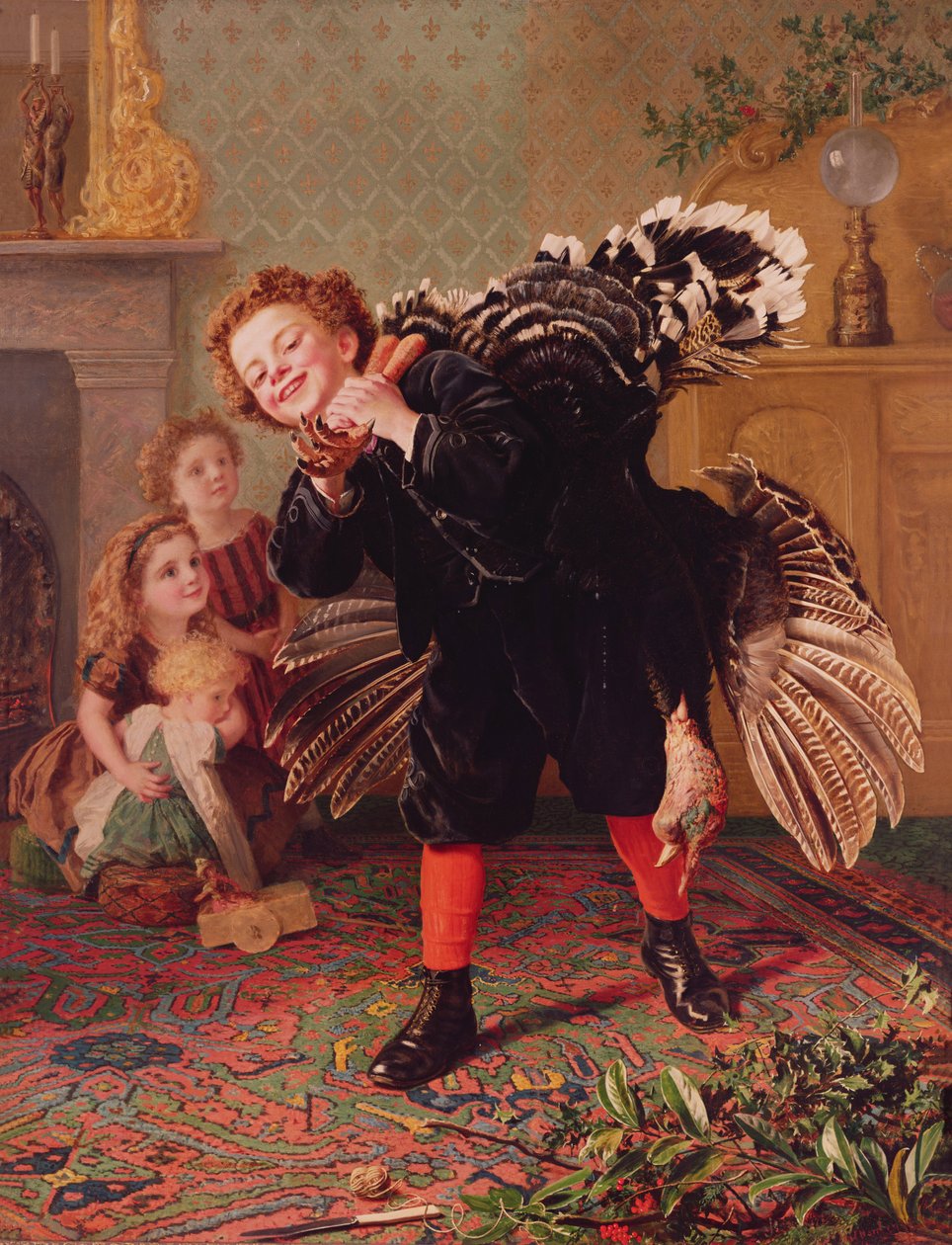 Voici le Gobbler..., vers 1877 - Sophie Gengembre Anderson