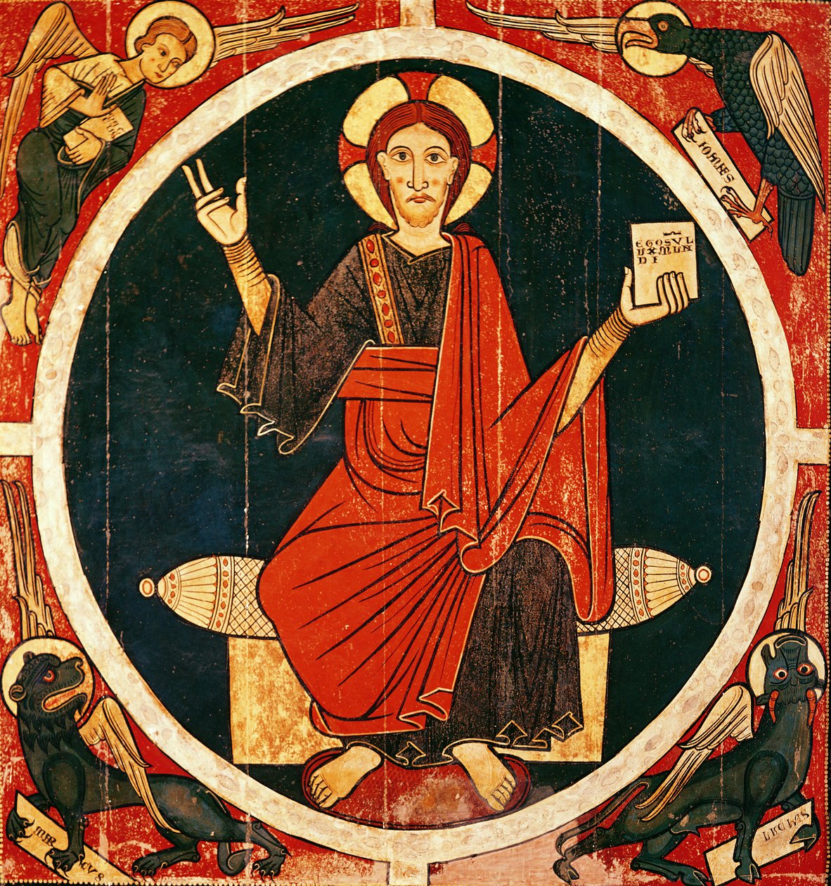 Christ en majesté - Spanish School