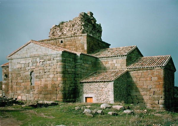 Vue de la façade sud, construite vers 862-930 - Spanish School