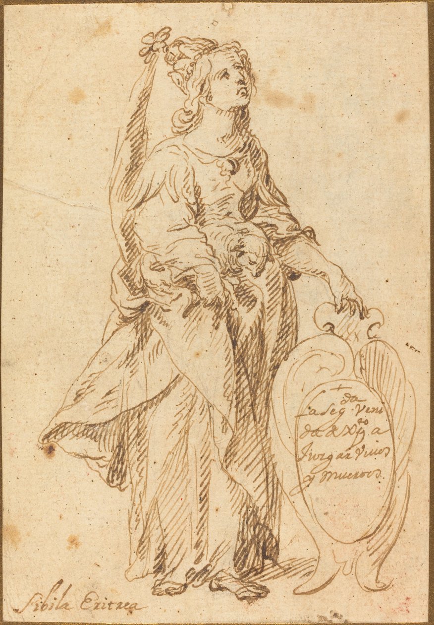 Sibylle érythréenne - Spanish 17th Century