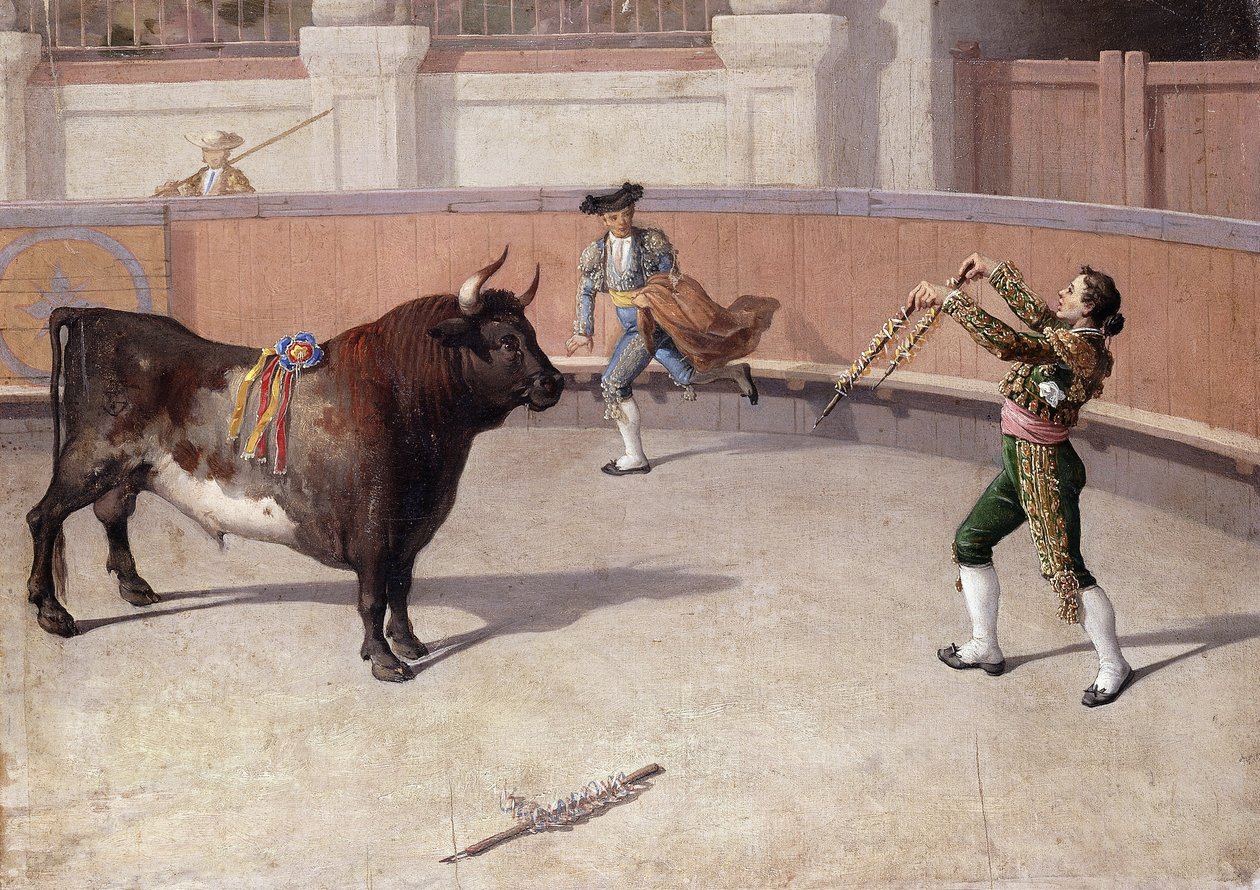 Scène de tauromachie, 19e siècle - Spanish School