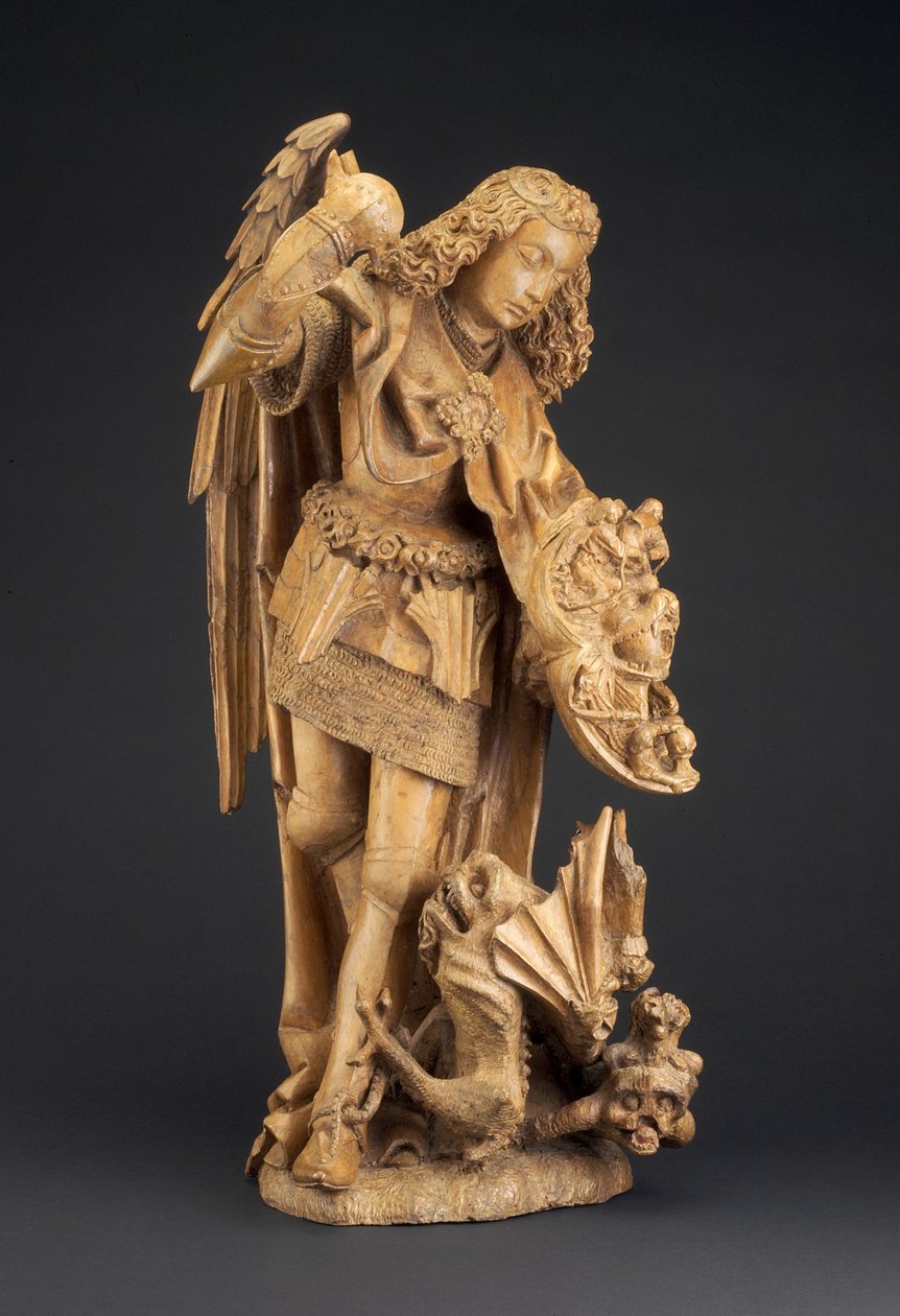 Saint Michel et le Diable, c.1475-1500 - Spanish School