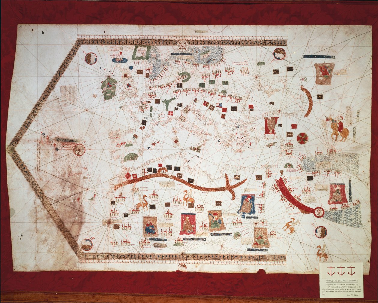 Carte portulan espagnole - Spanish School