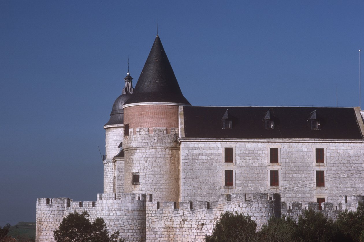Vue du château - Spanish School