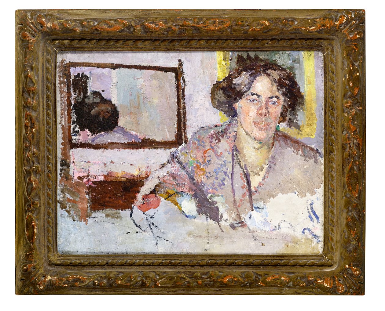 Femme devant un miroir - Spencer Frederick Gore