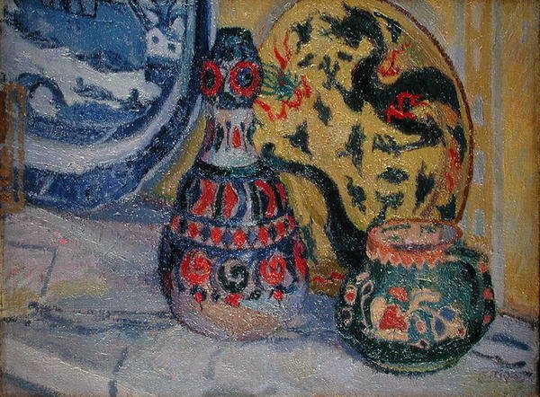 Nature morte avec figures orientales - Spencer Frederick Gore