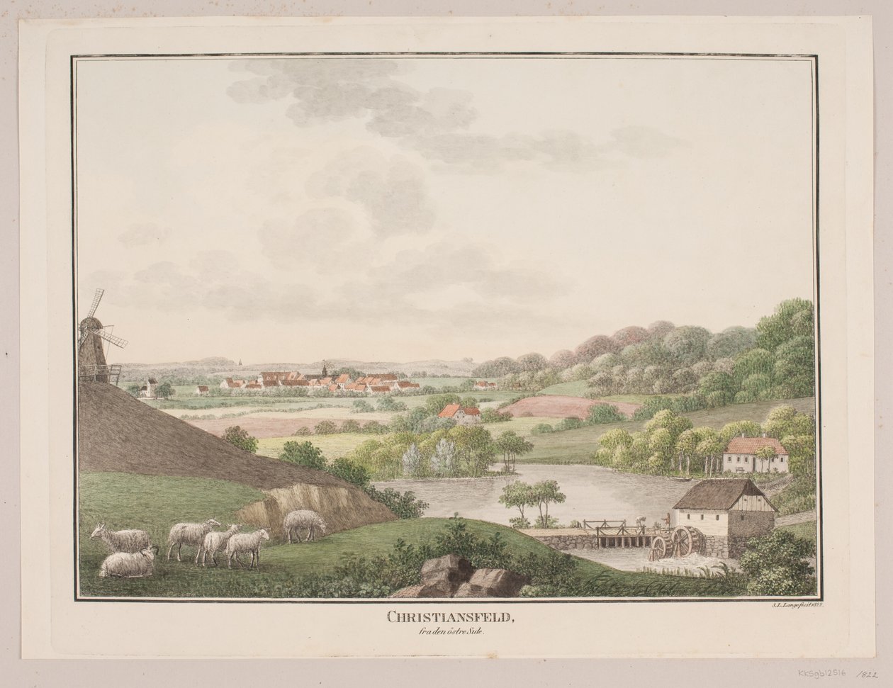 Christiansfeld, du côté est - Søren L. Lange