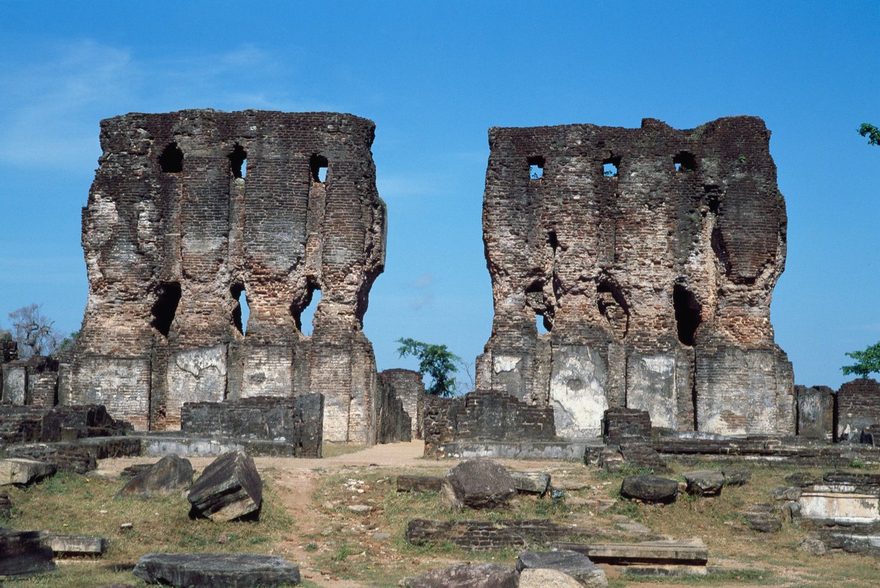 Vue du palais royal - Sri Lankan
