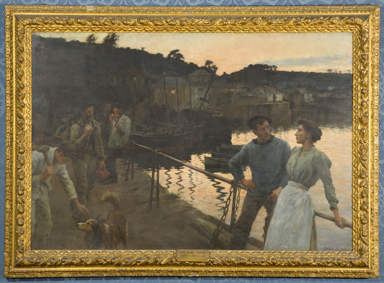 À la maison, le soir - Stanhope Alexander Forbes