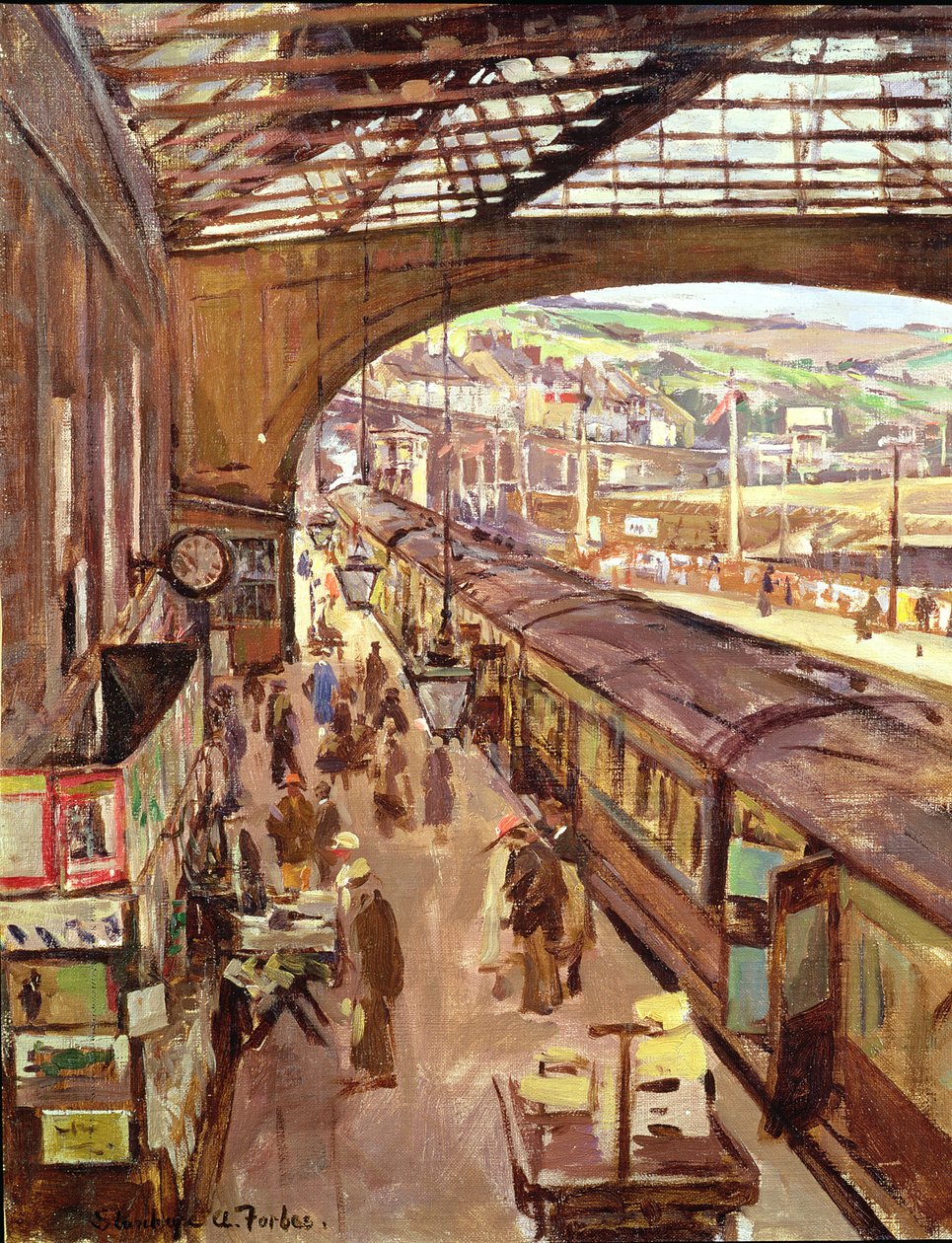 Penzance : Gare ferroviaire - Stanhope Alexander Forbes