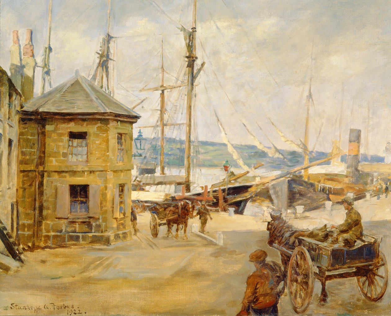 Le Bureau du port, Penzance - Stanhope Alexander Forbes