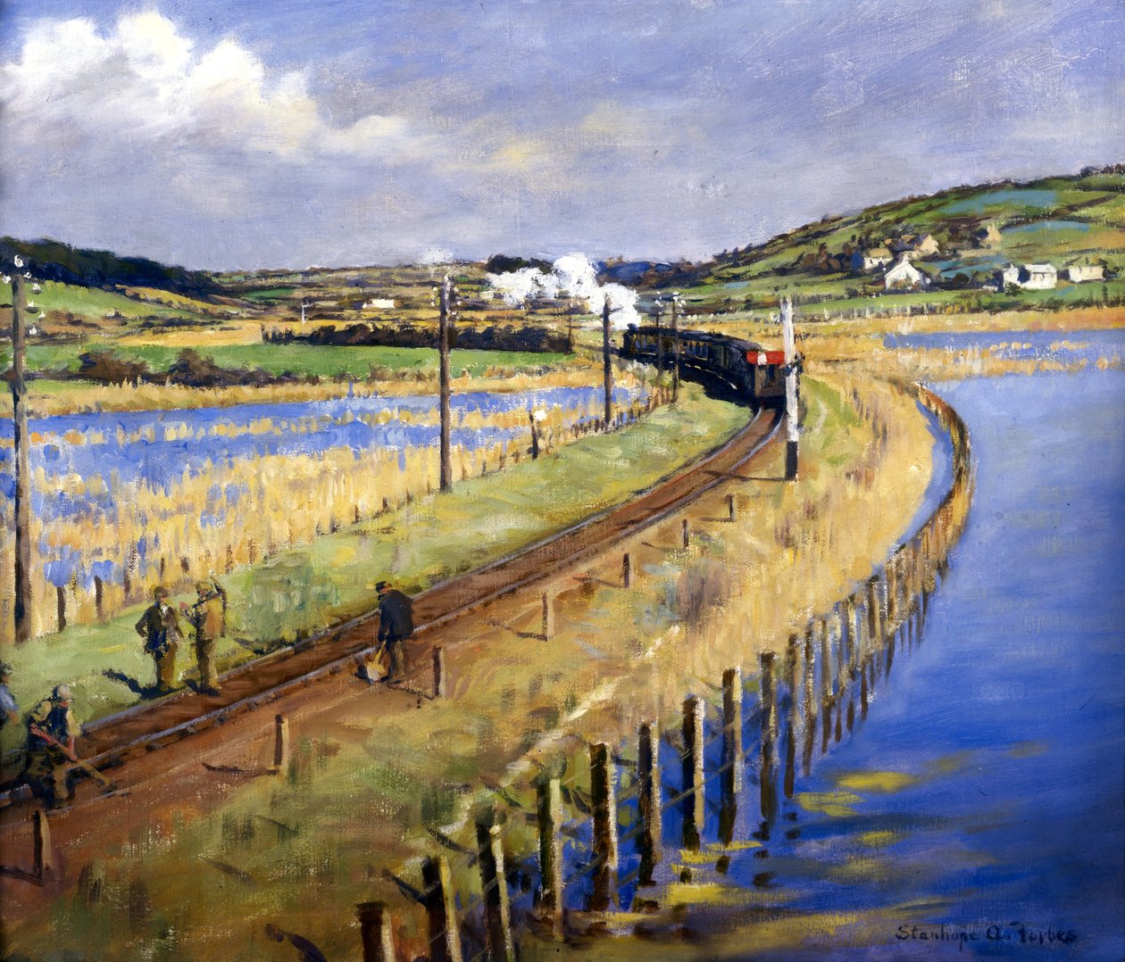 À travers les marais - Stanhope Alexander Forbes