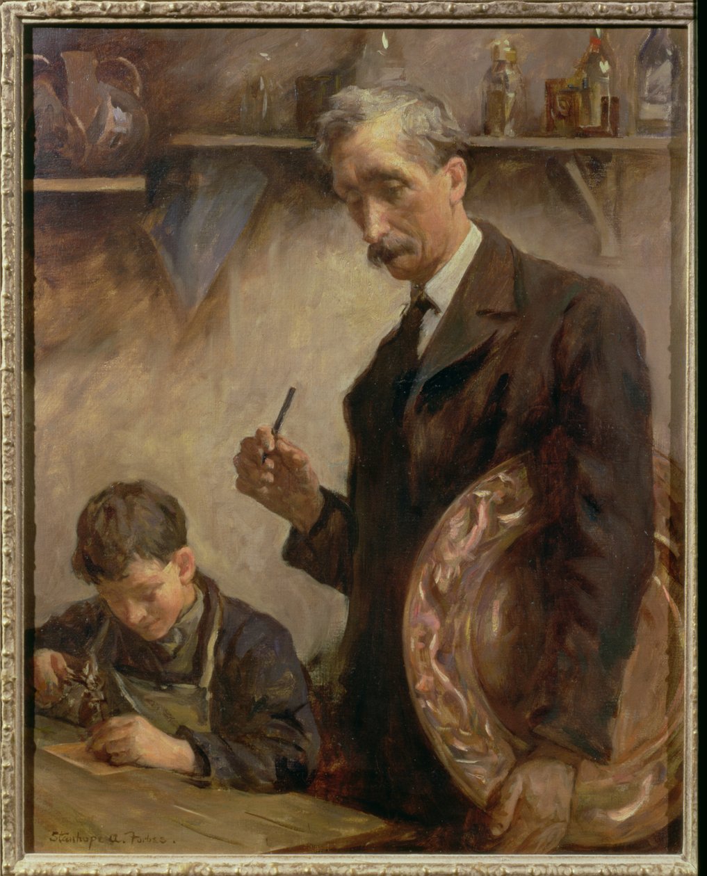 Jeune Apprenti, Newlyn Copperworks - Stanhope Alexander Forbes