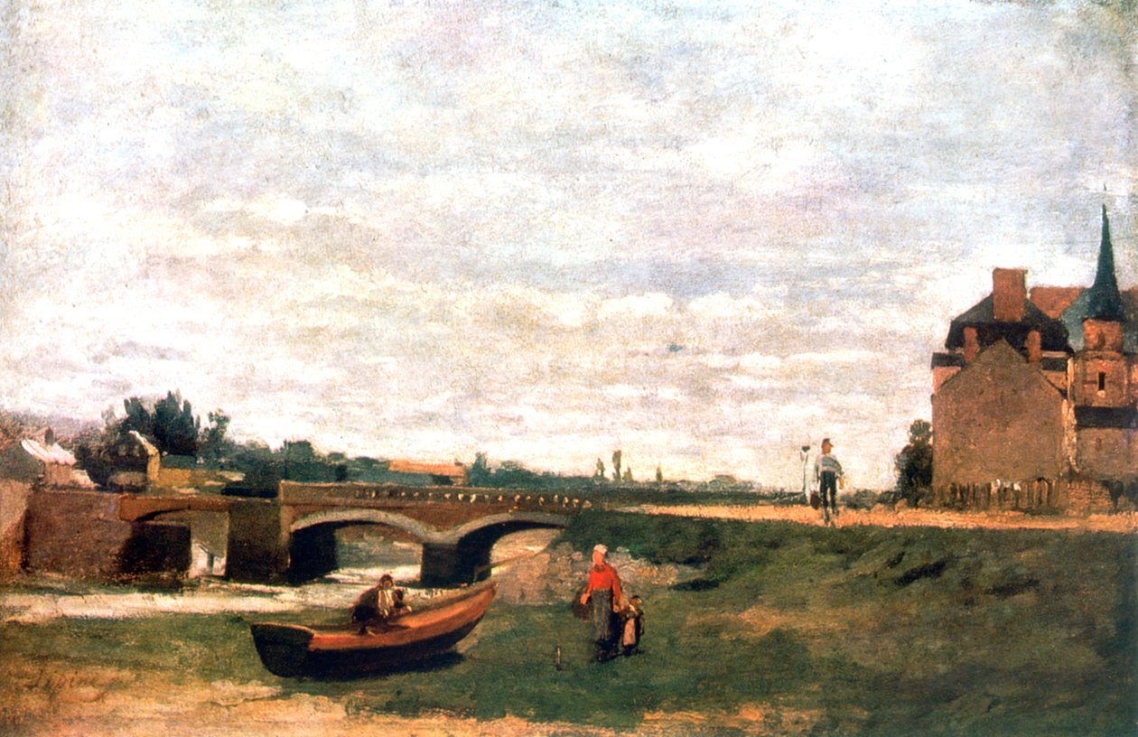 Vue du village, c1855-1892 - Stanislas Lepine