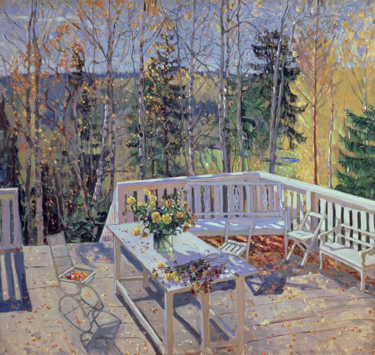 Terrasse Déserte, 1911 - Stanislav Schukovsky