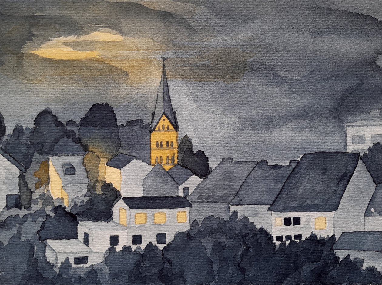 Bad Honnef la nuit - Steegs Art Karin