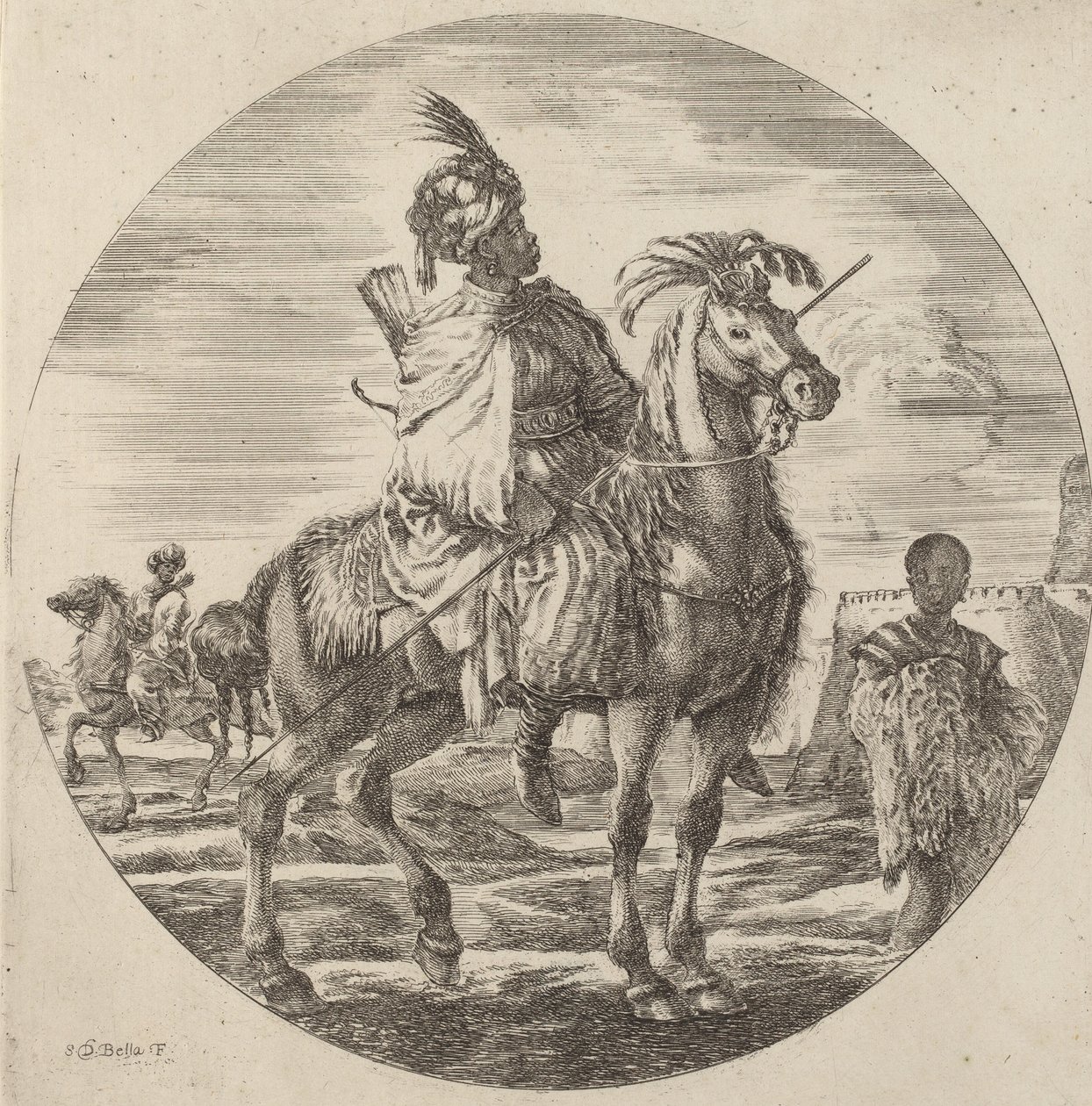 Un cavalier noir - Stefano della Bella