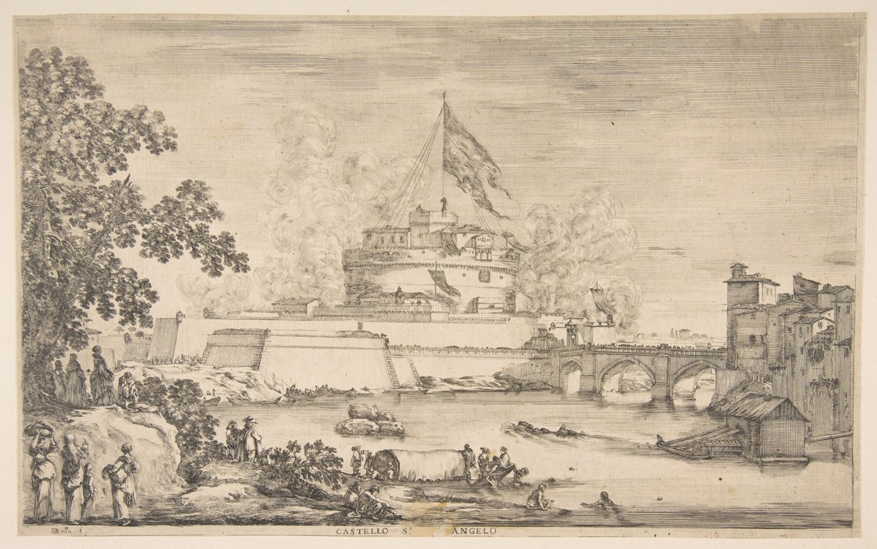 Château Saint-Ange, vers 1634 - Stefano della Bella