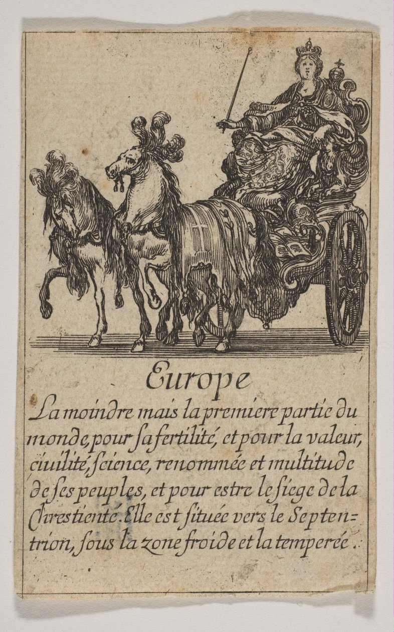 Europe, 1644 - Stefano della Bella