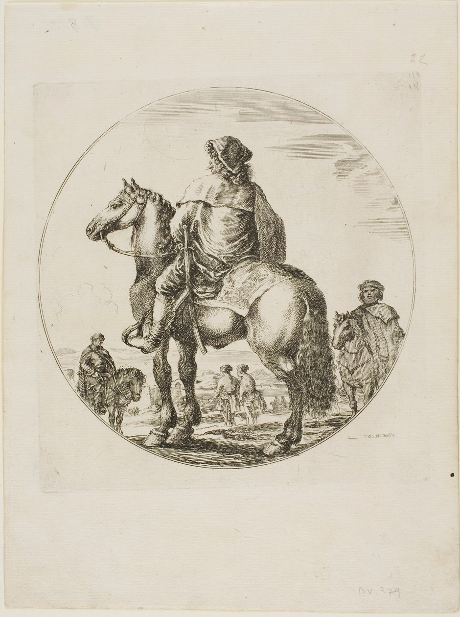 Cavalier hongrois - Stefano della Bella
