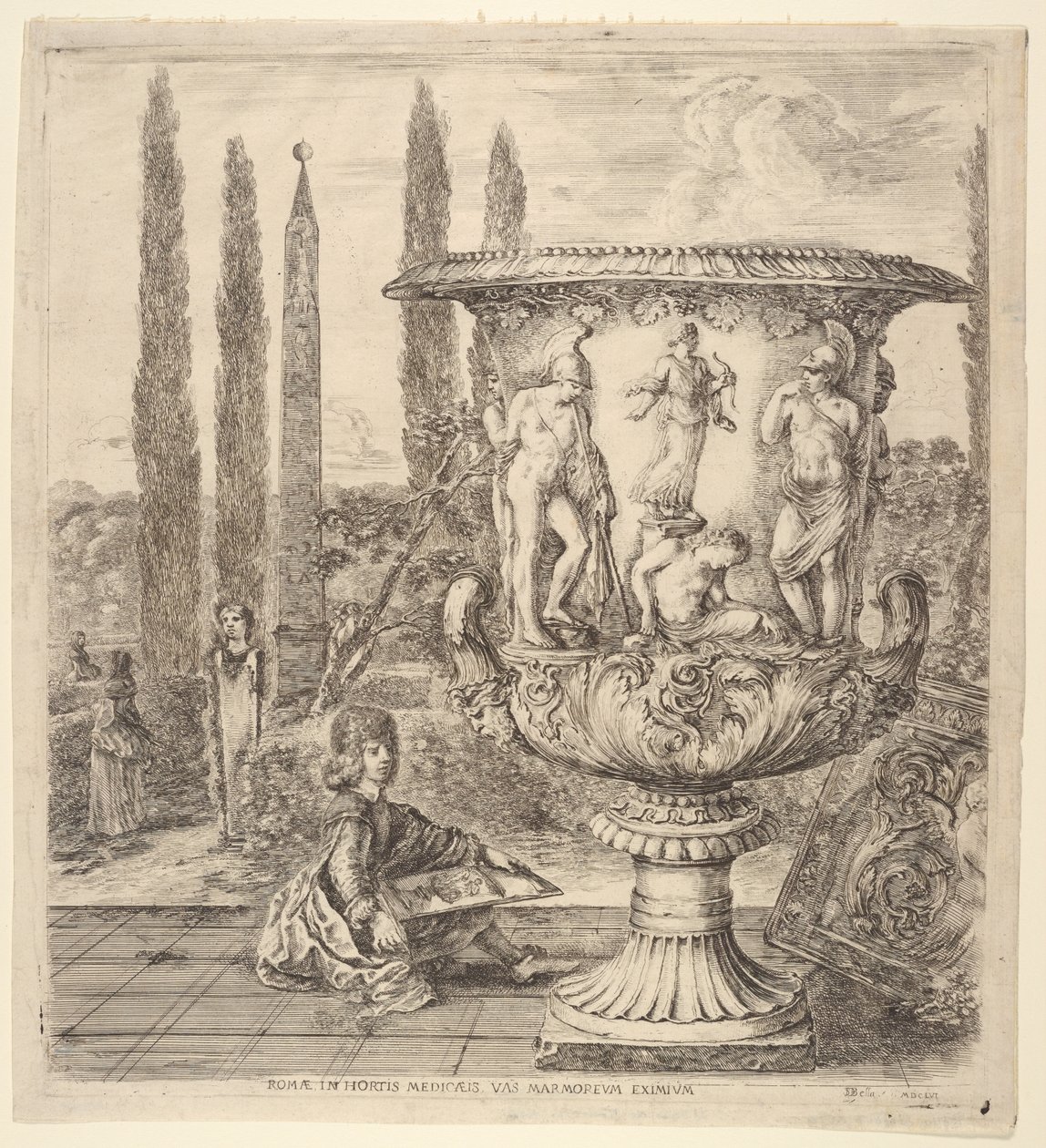 Le vase de Médicis - Stefano della Bella