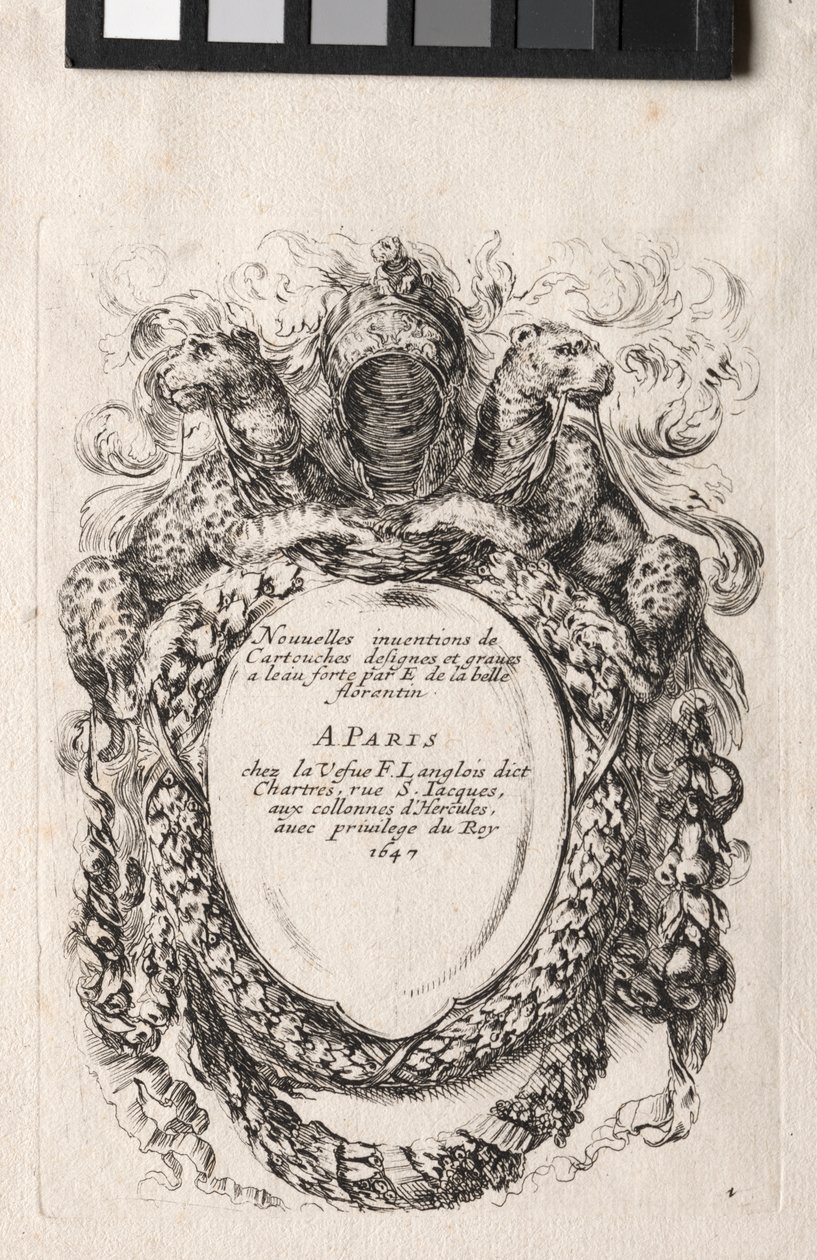 Nouveau modèle pour un cartouche - Stefano della Bella