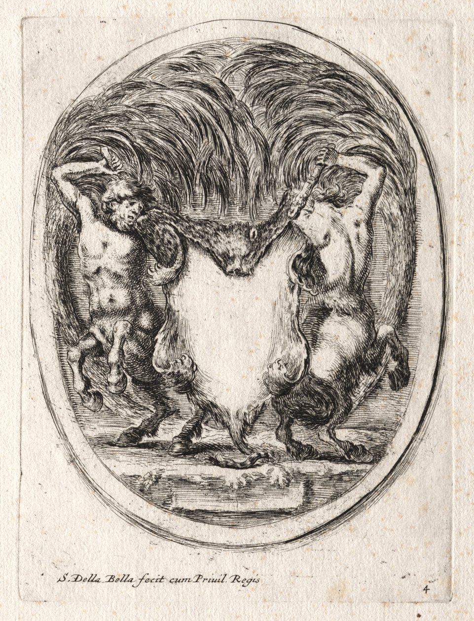 Nouveau modèle pour un cartouche - Stefano della Bella