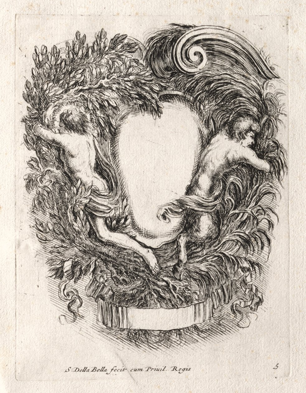 Nouveau modèle pour un cartouche - Stefano della Bella