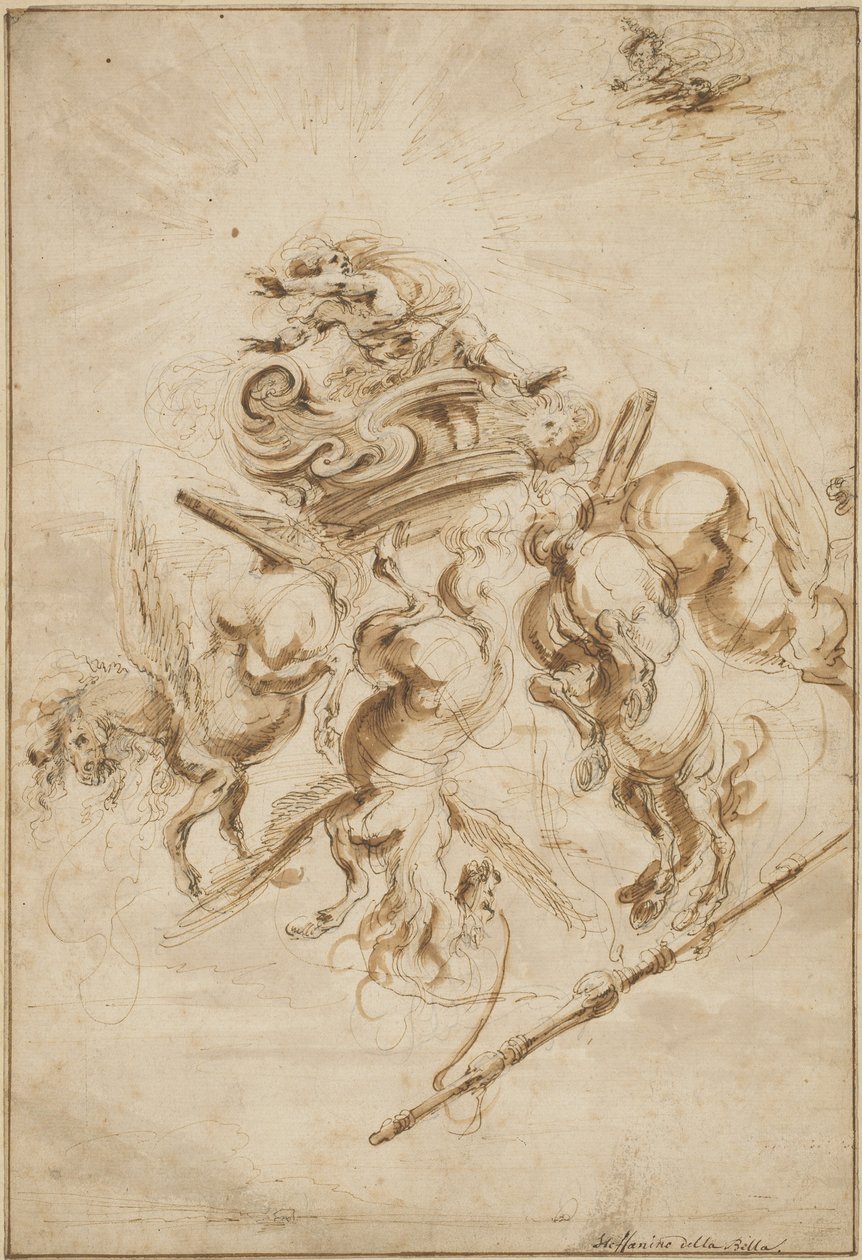 La chute de Phaéton - Stefano della Bella