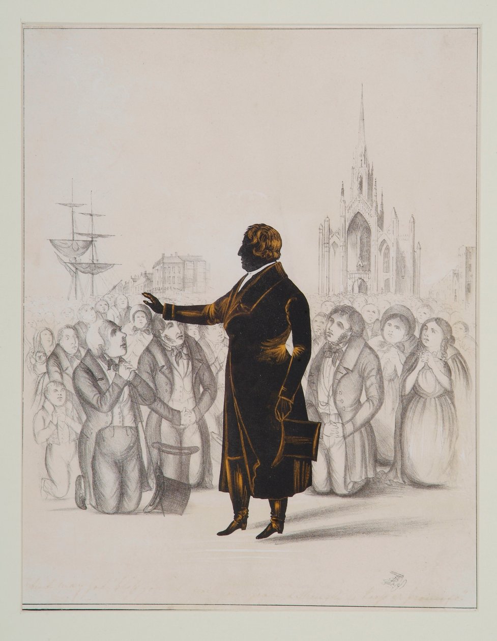 Silhouette du Père Mathew - Stephen ODriscoll