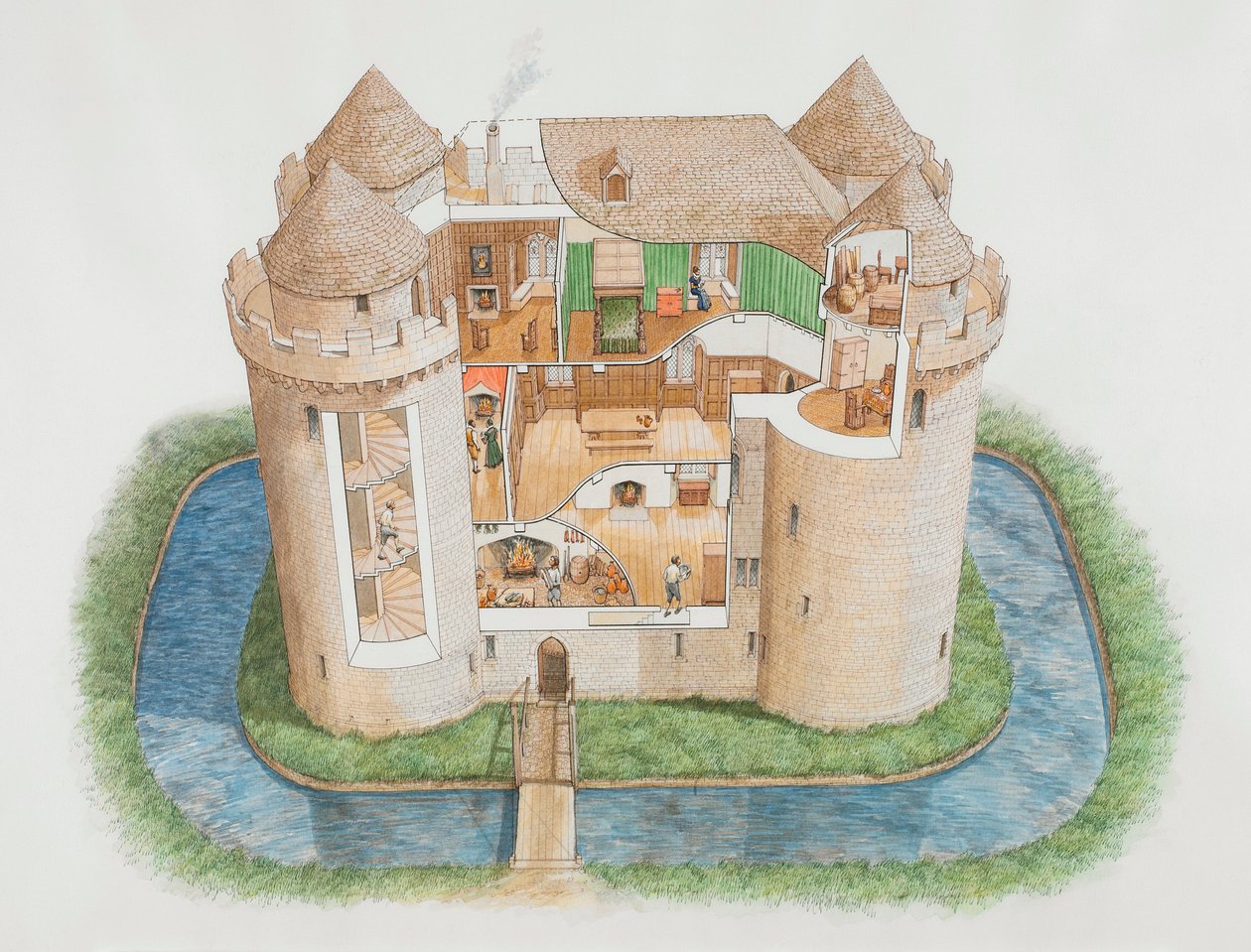 Château de Nunney, Somerset, 2006 - Stephen Conlin