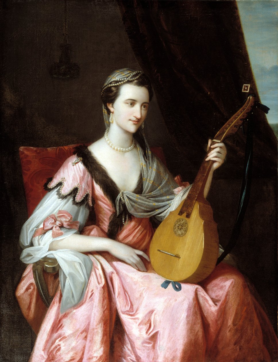 Mary Hopkinson, vers 1764 - Studio of Benjamin West
