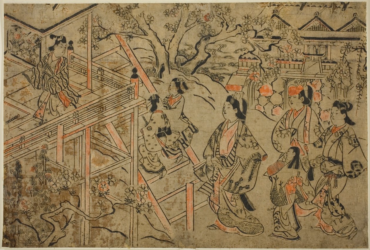 Visite au temple Kiyomizu - Sugimura Jihei